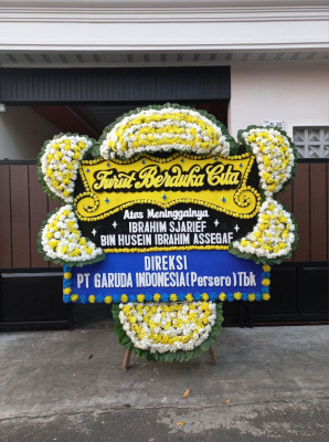 Papan Bunga Duka di Bacan Barat