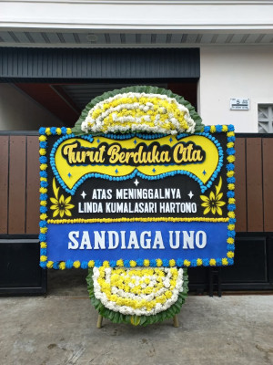 Papan Bunga Duka di Bacan Barat